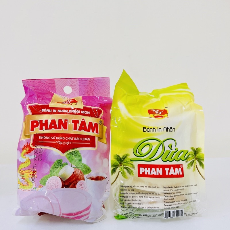 越南零食💥芋頭椰子餅🌿Bánh in khoai môn,nhân dừa 400gram