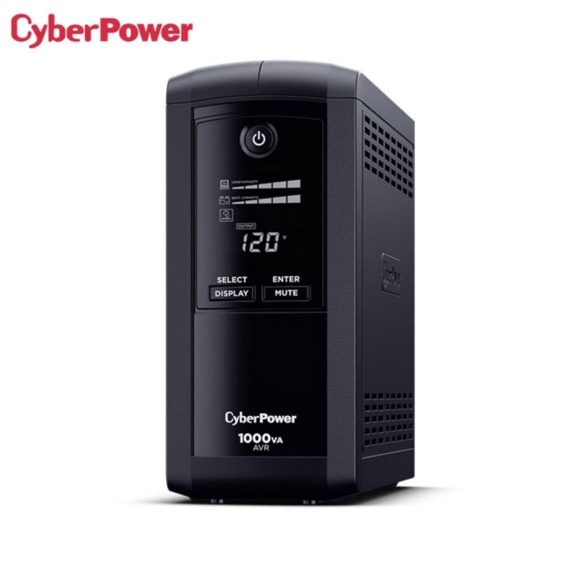 全新  UPS  不斷電系統 CyberPower 1000VA 在線互動式(CP1000AVRLCDA)