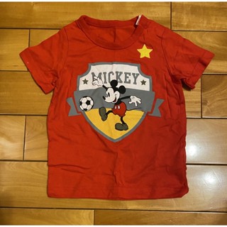 近全新二手童裝-Mickey米奇幼兒開扣活肩上衣/T恤（90公分）