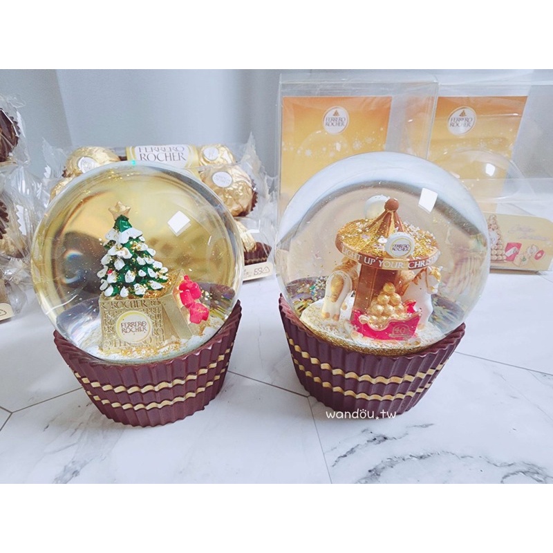 ❤️現貨❤️ 2023限量金莎巧克力 耶誕水晶球 禮物 聖誕節 收藏
