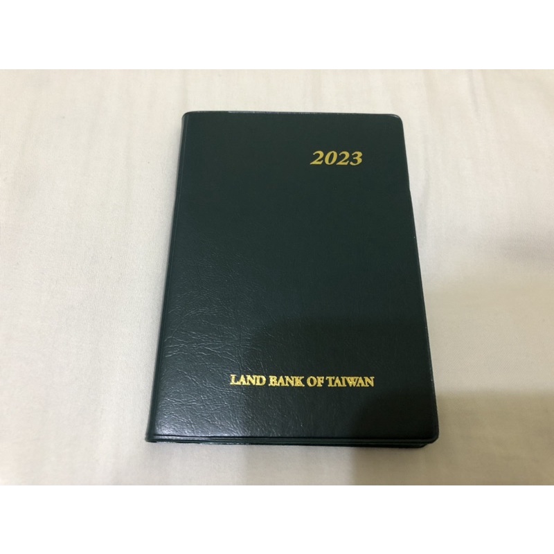 2023年 土地銀行手帳本 112年 隨身行事曆 土銀 口袋記事本 月計畫 週計畫 日記本