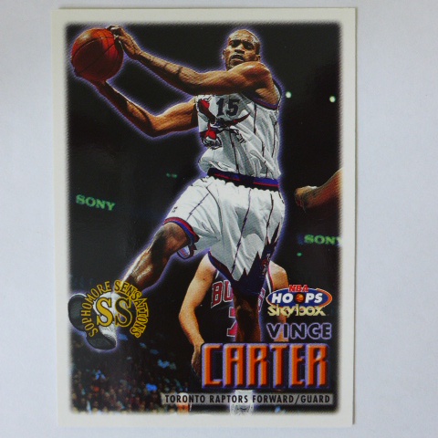 ~ Vince Carter ~名人堂/半人半神/加拿大飛人/灌籃王/文斯·卡特 1999年HOOPS.NBA籃球卡