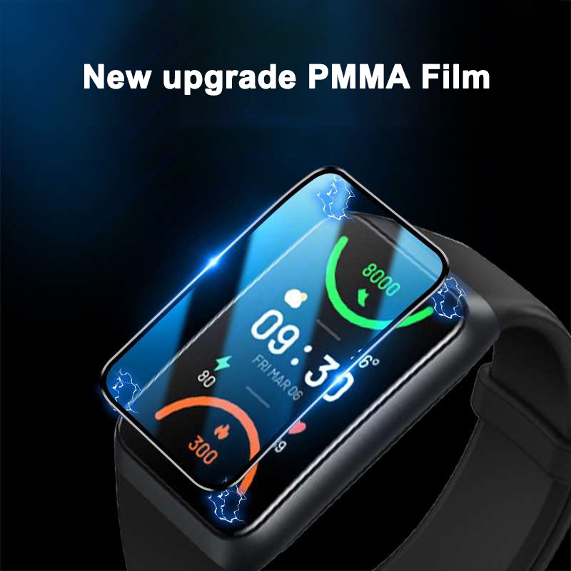 1pcs 手錶屏幕保護膜適用於 OPPO Band 2 / OPPO 手錶免費防爆 PMMA 保護膜保護套智能手錶配件非