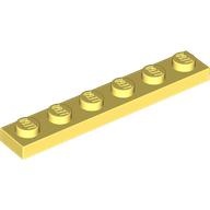 LEGO 6211356 3666 鵝黃色 淺黃色 1X6 薄板 Cool Yellow