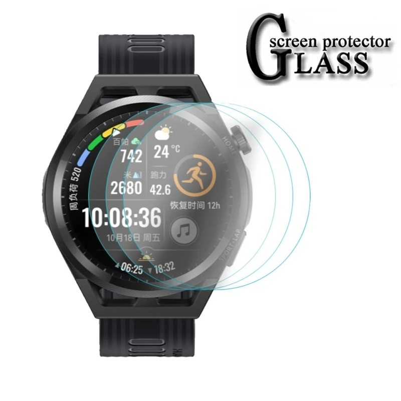 適用於華為 Watch GT 3 Pro 46mm / Smartwatch 屏幕保護膜的鋼化玻璃膜透明配件
