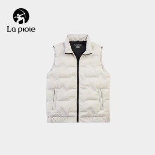 LA PROIE 男款輕量保暖羽絨背心 米白 CKB271018