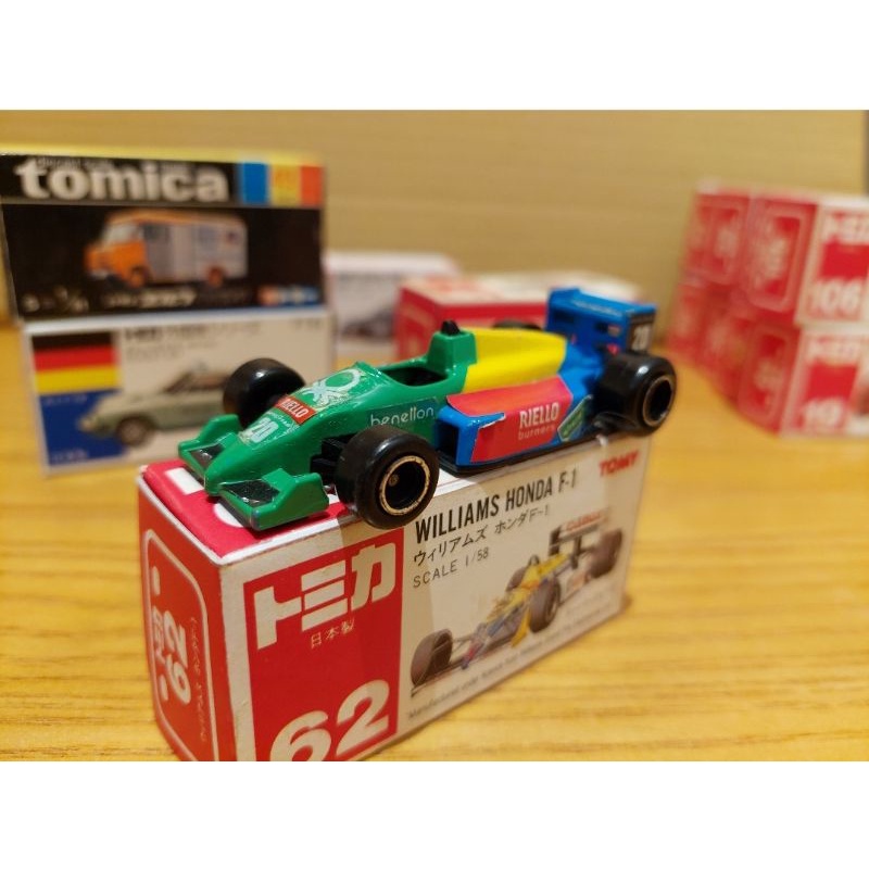 Tomica 62 Honda F1 日製（盒組拆售附自製盒）
