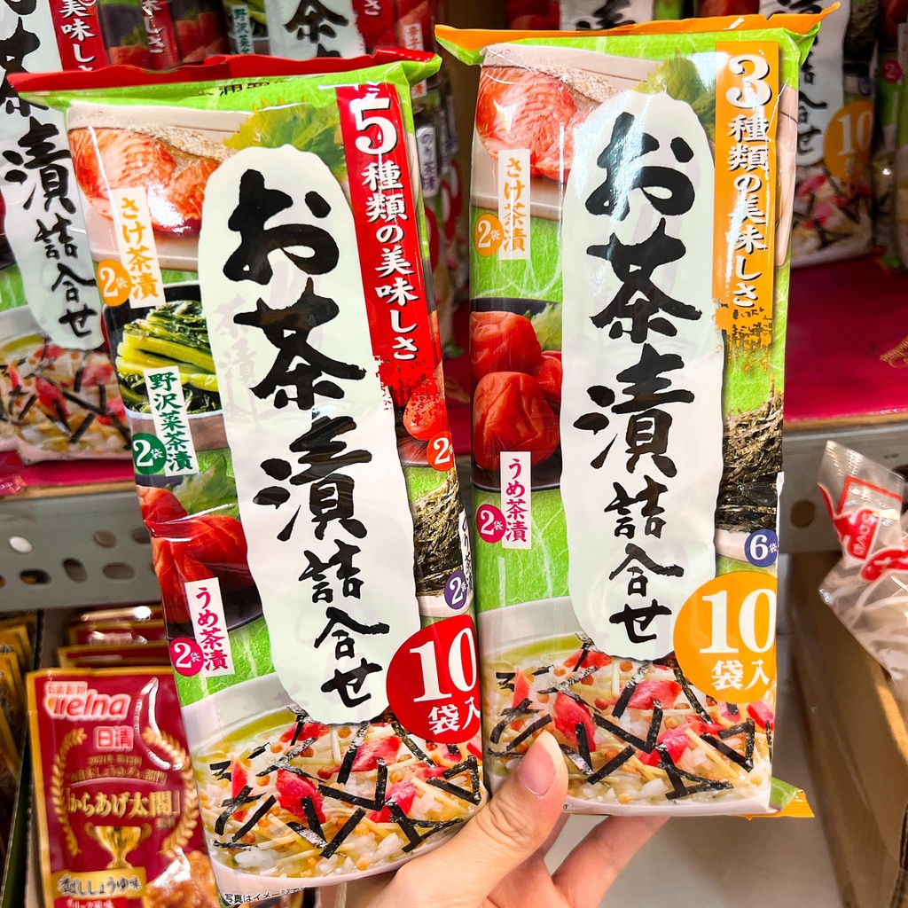 【YUYU-SHOP】現貨不用等 日本 浦島海苔  五味 三味 綜合茶漬 10入 茶泡飯 飯友