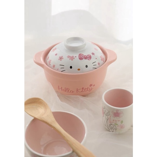 日式 MUSe Garden kitty砂鍋 陶瓷砂鍋 陶瓷鍋1.5L粉紅色💓