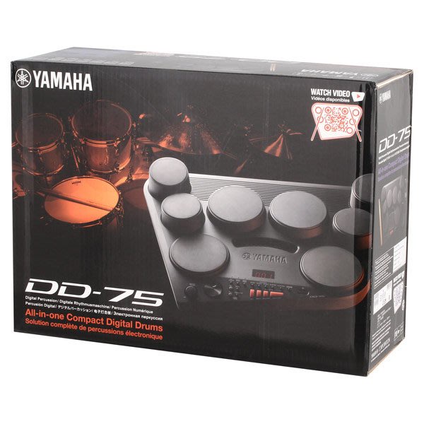 【現代樂器】現貨免運！YAMAHA DD-75 攜帶式電子鼓 桌上型電子鼓 DD75