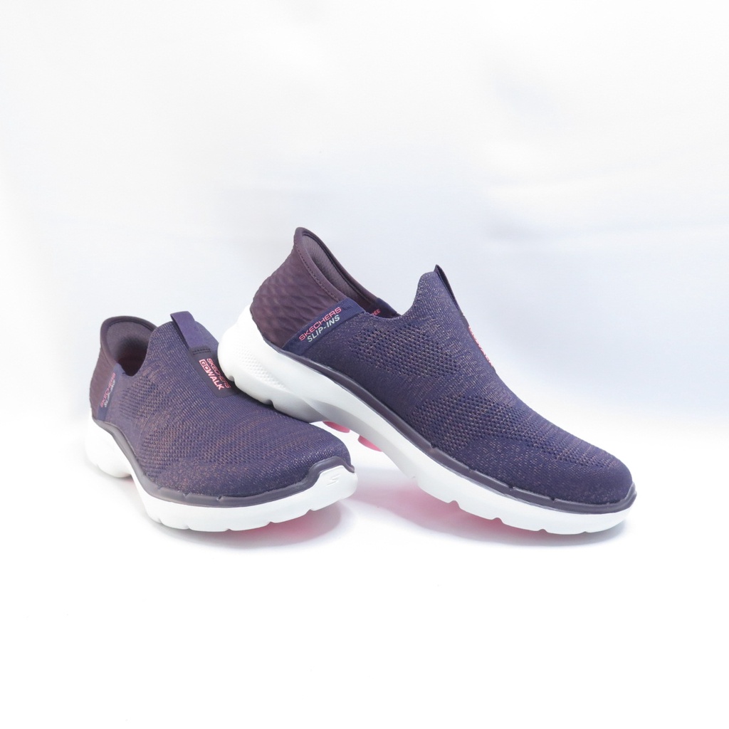 Skechers GO WALK 6 女 健走鞋 套入式 寬楦 124569WPLUM 紫【iSport】