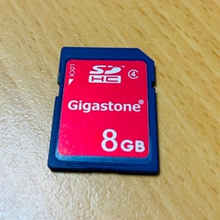 Gigastone 8G Class 4 C4 SDHC記憶卡 -二手良品