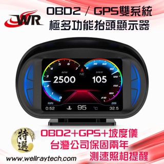 【2024年全新機板可讀胎壓】FP2 OBD2 GPS HUD 抬頭顯示器 坡度儀 測速照相提醒 酷炫氛圍燈隨心更換
