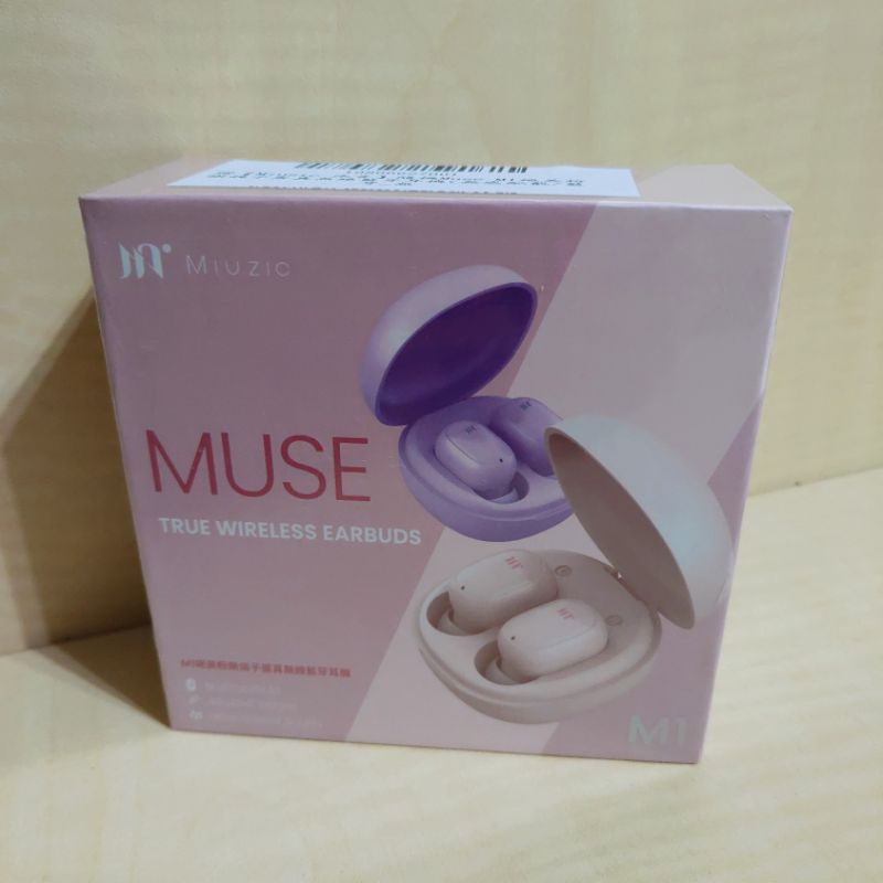 Miuzic沐音 Muse M1絕美粉嫩鴿子蛋真無線藍牙耳機/香檳黃