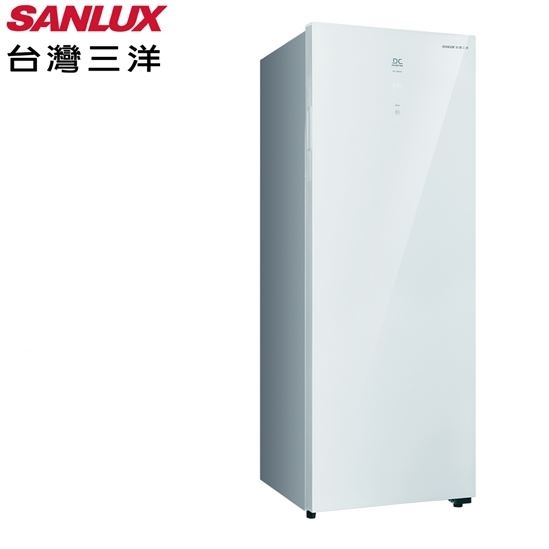 【SANLUX/台灣三洋】  變頻 無霜 玻璃 直立式冷凍櫃 240公升 SCR-V248GF ★僅竹苗地區含安裝定位