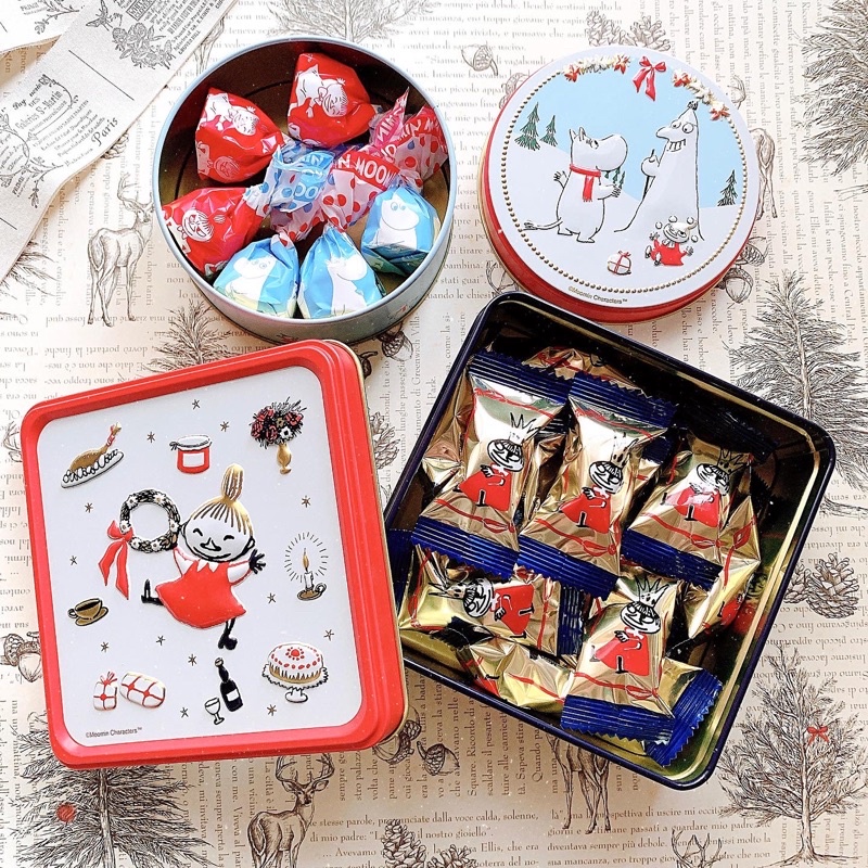 [售鐵盒] 日本 Moomin x Mary's Chocolate 嚕嚕米 聖誕 巧克力禮盒 聖誕禮物