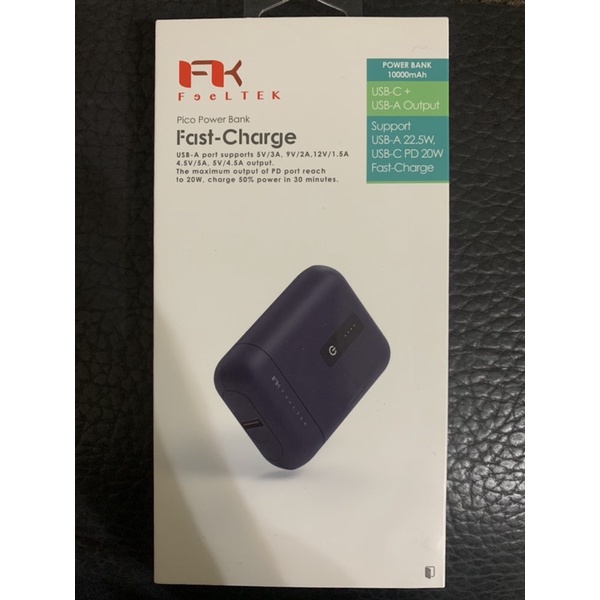 【雜貨店】全新未拆封 FTK FeeLTEL pico 10000mAh行動電源 power bank