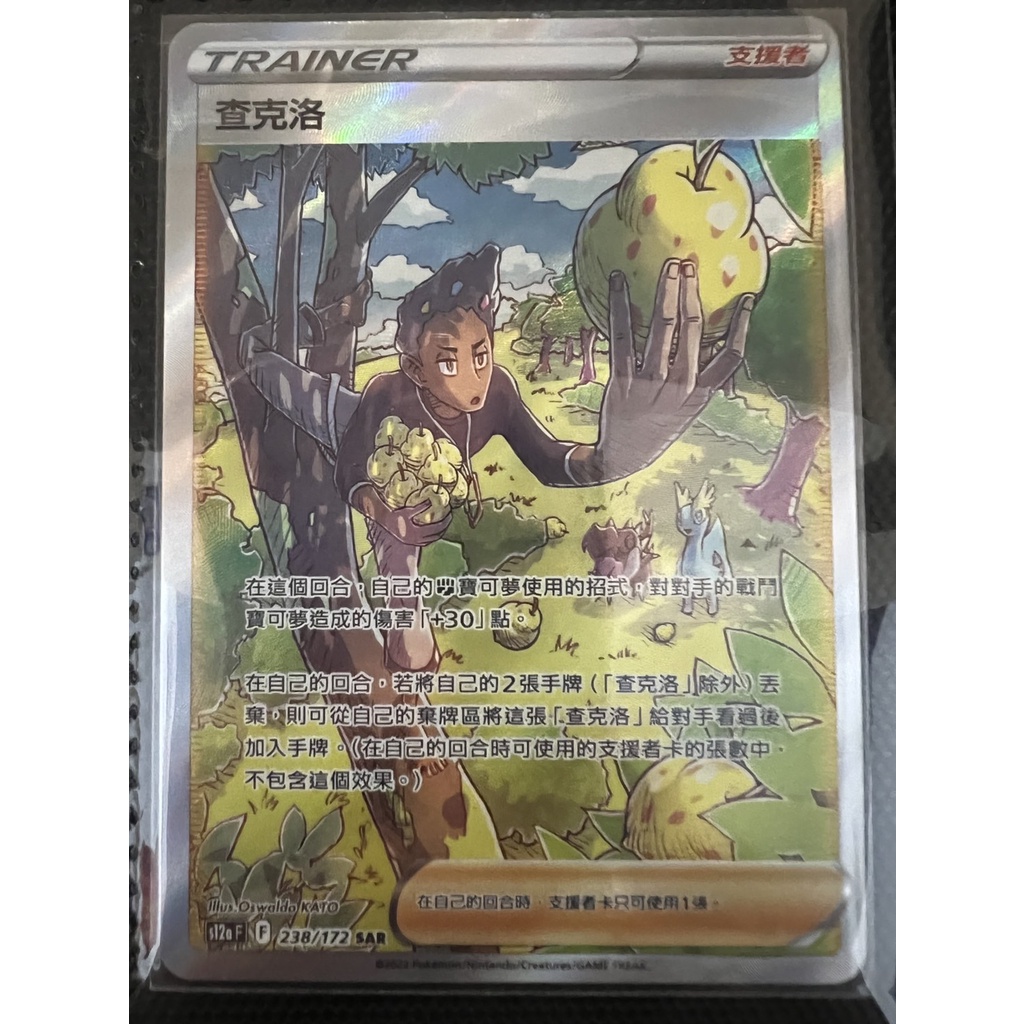 [元氣滿屋]  PTCG 中文版 天地萬物 全圖人物 查克洛 s12aF 238/172 SAR