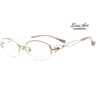 CHARMANT XL1418 日本夏蒙眼鏡｜純鈦心弦半框超輕女眼鏡 女生品牌眼鏡框【幸子眼鏡】