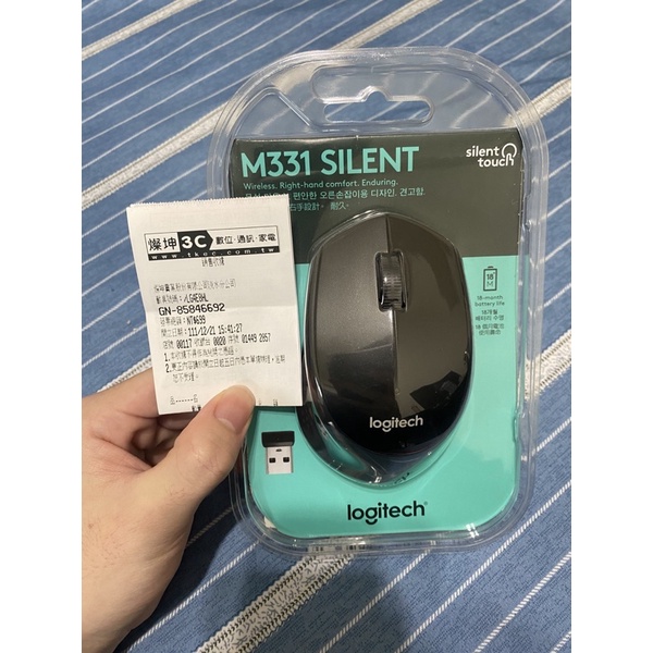 Logitech 羅技 M331 SILENT PLUS無線靜音滑鼠