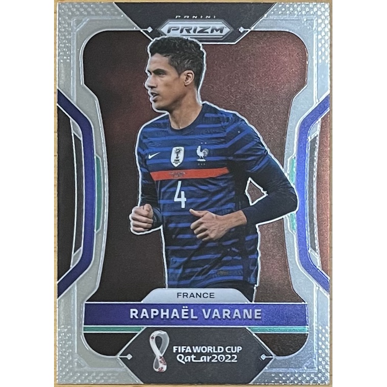 RAPHAEL VARANE 法國隊 卡達世界盃 2022 PANINI PRIZM #105 足球卡