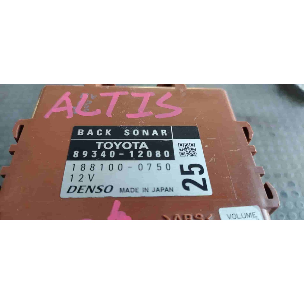 2008 TOYOTA ALTIS 1.8 電腦 89340 12080 零件車拆下
