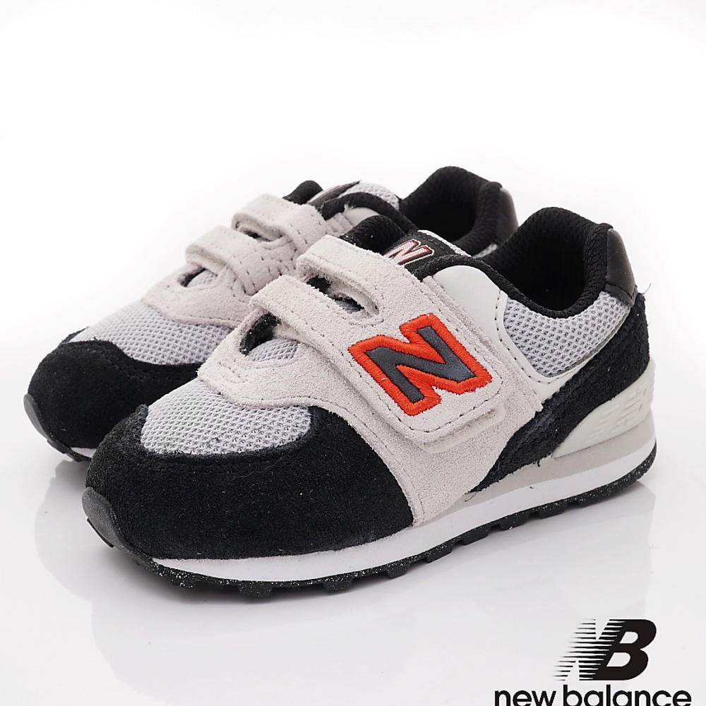 New Balance&lt;經典復古574童鞋 寶寶系列 IV574SV1黑白 (寶寶段)12.5-16cm