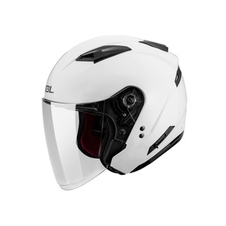 【SOL Helmets】SO-7E開放式安全帽 (素色 素白) ｜SOL安全帽官方商城｜ 排齒釦