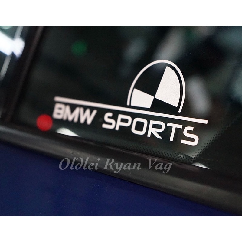 ［老雷］ BMW 車貼 貼紙 反光 M款 sports 窗貼 貼膜 1系 2系 3系 5系 x1 x3 x2 x5 x6