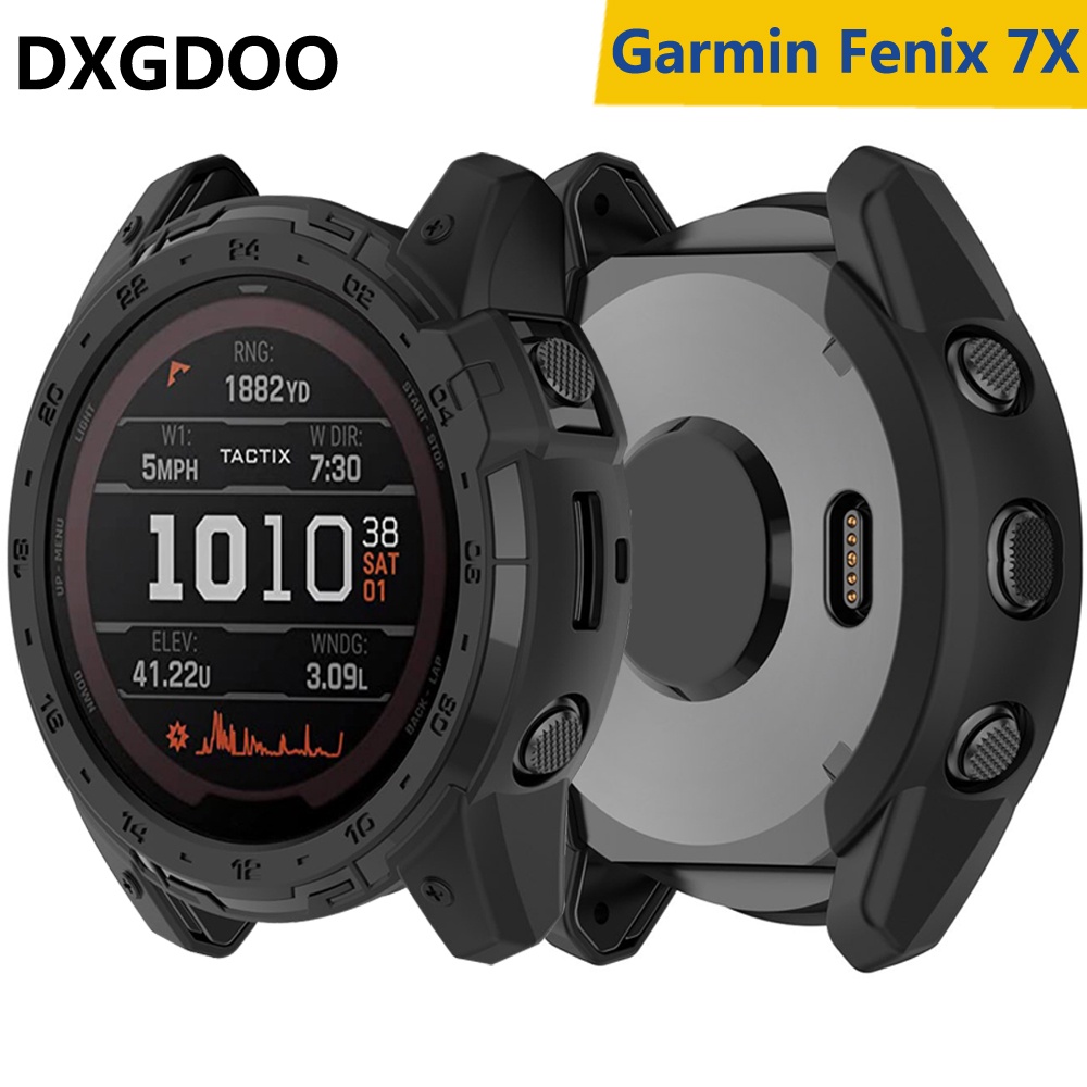 Dxgdoo TPU 保護殼保護套適用於 Garmin Fenix 7X Tactix 7 Pro Enduro 2 智