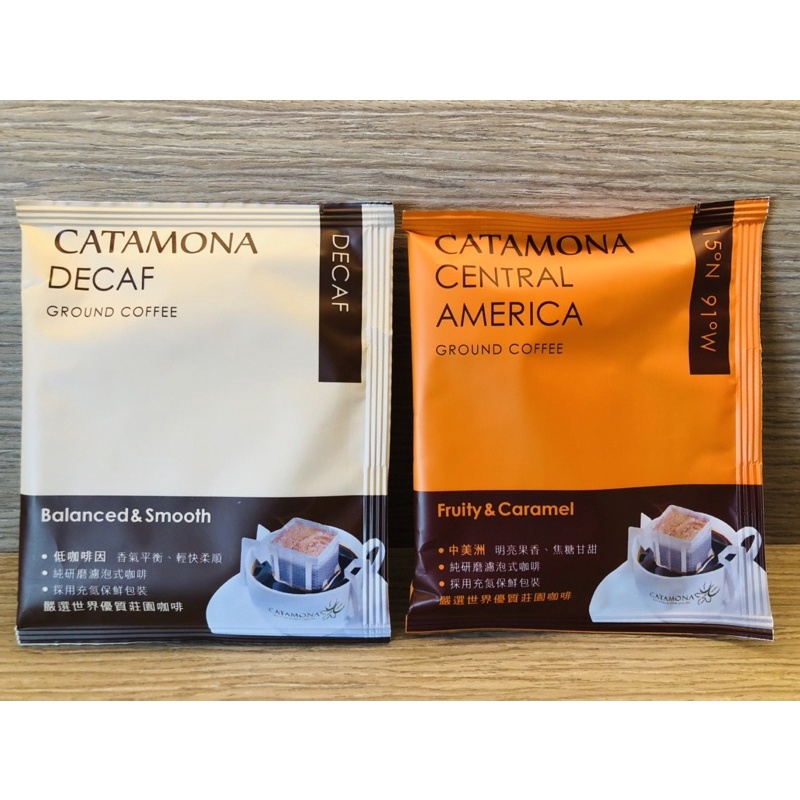 CATAMONA 卡塔摩納 濾掛咖啡 低咖啡因 中美洲 10克