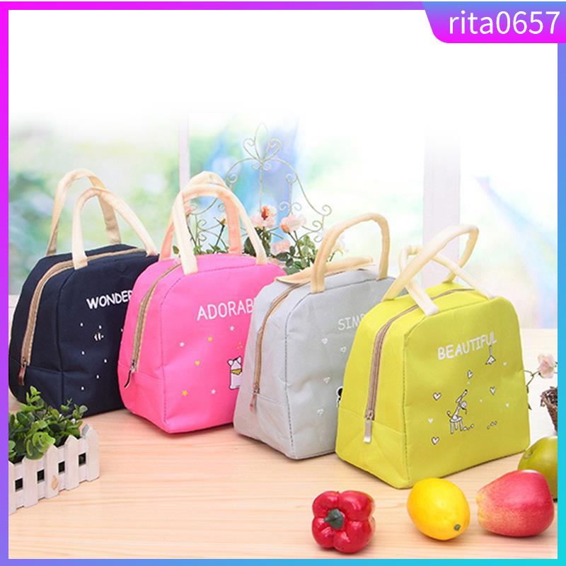 Thermal Meal Warming Cartoon Thermal Insulation Lunch Bag