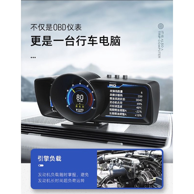 賠錢出清-全新自安平顯-繁體中文版HUD F12 A600抬ㄚ頭顯示器OBD2 GPS 多功能儀表 渦輪