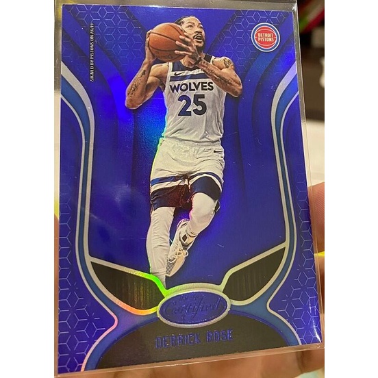 NBA 球員卡Derrick Rose 2019-20 Certified Mirror Blue