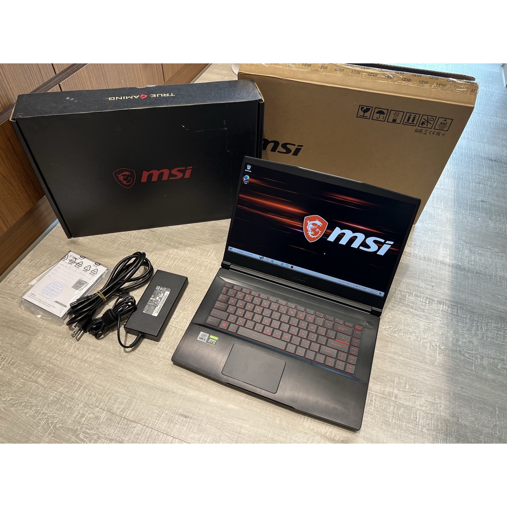 MSI 電競筆電 GF65 10UE I5-10500H 16G 512G RTX3060 二手筆電 遊戲筆電 ROG