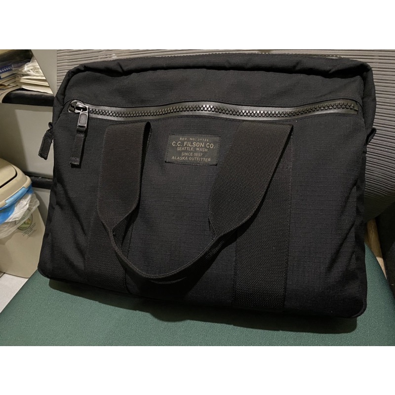 美國品牌 FILSON 防撕裂尼龍輕量公事包 Ripstop Nylon Briefcase