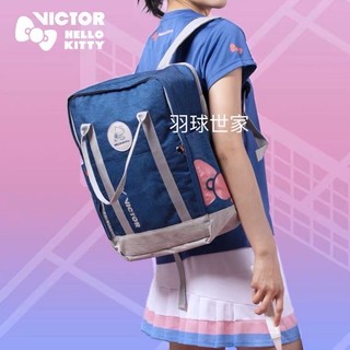 (羽球世家) 勝利 聯名背包 KITTY 貓咪 羽球背包 VICTOR 運動背包 精美小巧