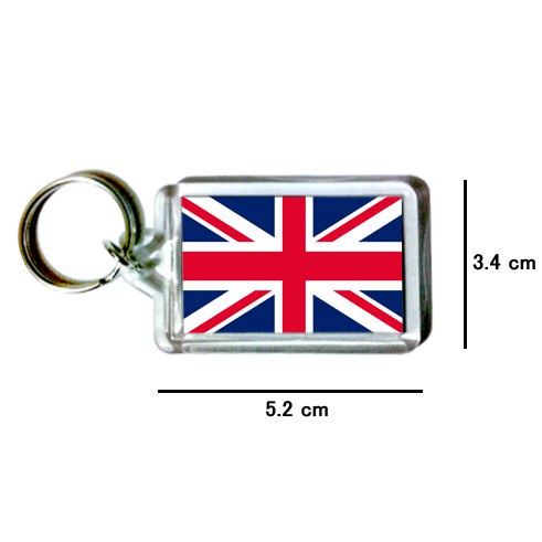 英國 國旗 鑰匙圈 吊飾 / 世界國旗