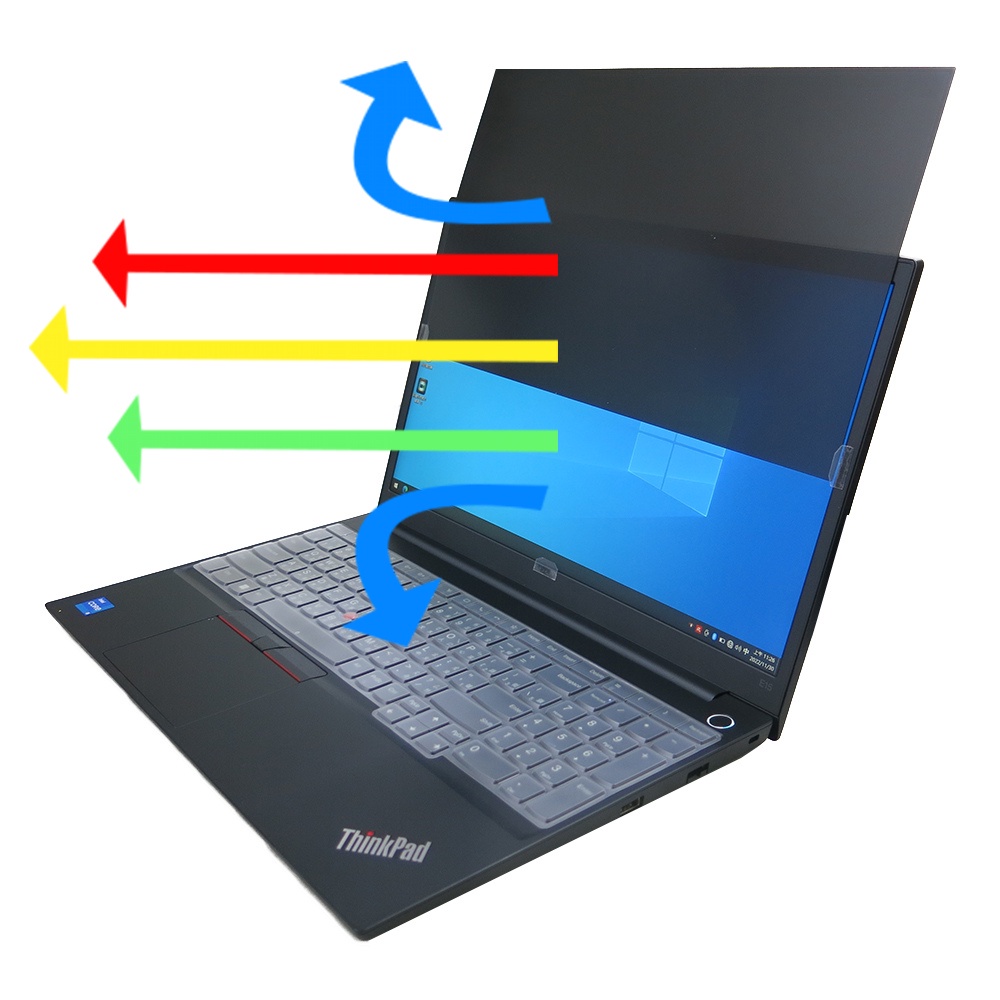 【Ezstick】Lenovo ThinkPad E15 Gen4 NB 筆電 抗藍光 防眩光 防窺片