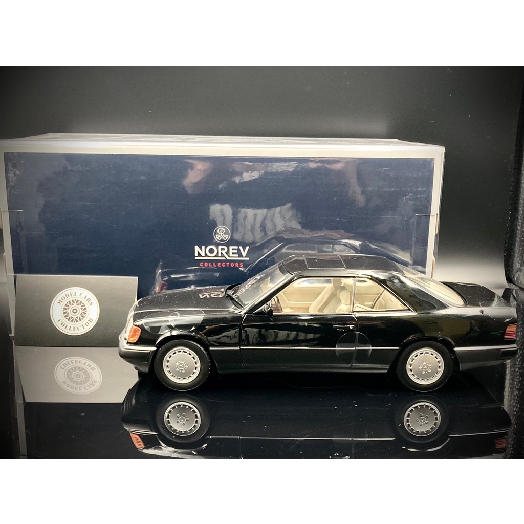 【收藏模人】 Norev Mercedes-Benz 300CE CE24 C124 1990 黑色 1:18 1/18
