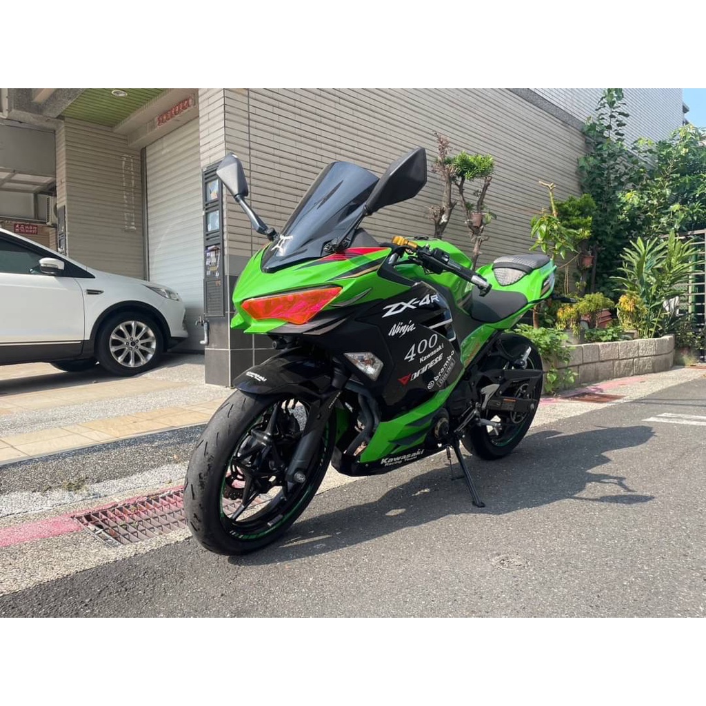 KAWASAKI NINJA400 忍400ABS二手檔車中古車配合全額.超額.學生貸款強力過件白牌黃牌紅牌仿賽街車大型