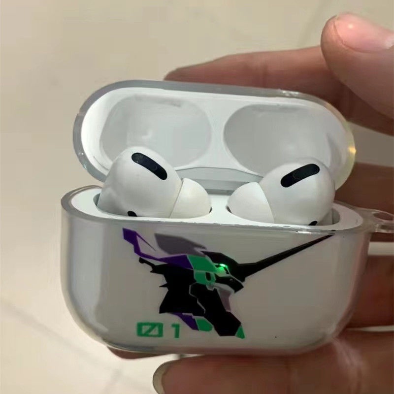 👍 新世紀福音戰士 EVA NGE EVA初號機 卡通 耳機套 耳機殻 airpods 2 pro 蘋果 愛瘋