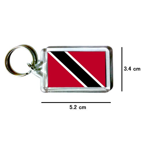 千里達及托巴哥 國旗 鑰匙圈 吊飾 / 世界國旗
