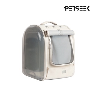 PETSEEK 半圓北歐雙肩寵物包 外出包 寵物外出包 雙肩寵物包 寵物包 外出 寵物外出 背包 後背包 犬用 貓用