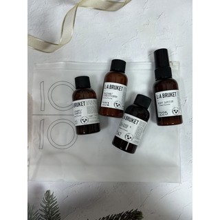 La Bruket旅行組小樣 接骨木花潔膚露 樺木彈力洗髮精潤髮乳 雲杉身體乳