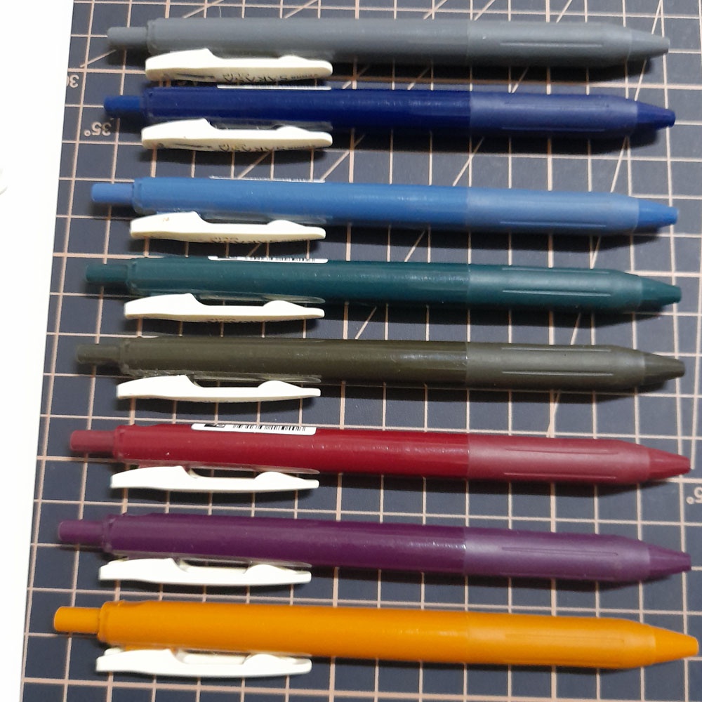 二手/九成新 斑馬ZEBRA SARASA復古色 0.5自動鋼珠筆 (多款可選)