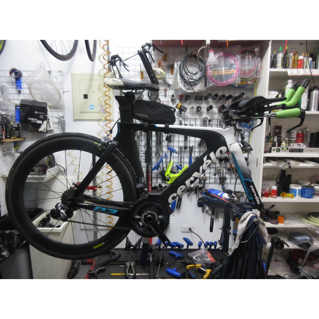 CERVELO P3三鐵車 全拆大保養 拆頭碗培林保養 拆BB培林保養 拆輪組花鼓培林保養 拆棘輪座培林保養 卡踏保養