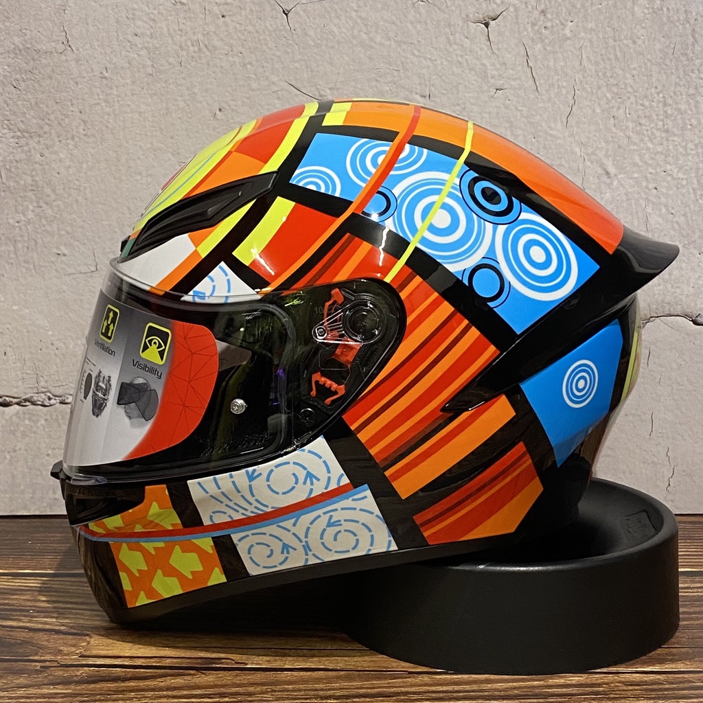 G7站 AGV K1 MOTO GP 羅西 經典花色元素帽 ELEMENT 全罩式安全帽 新貨到庫