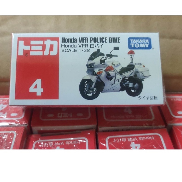 (現貨)  Tomica 4 Honda VFR Police Bike 警用摩托車 機車