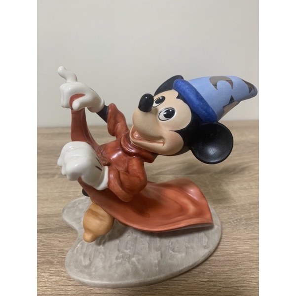 魔法米奇 米老鼠 米奇 WDCC 陶瓷 雕像 絕版 稀有 老物 迪士尼 公仔 收藏 限定 早期